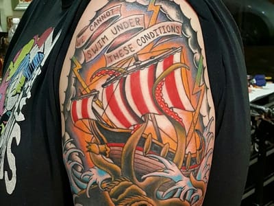 Copper Coffin Tattoo