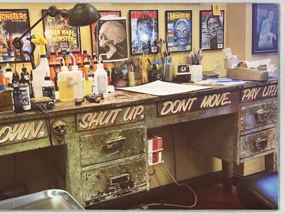 Copper Coffin Tattoo