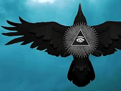 Crow In Ascension Tattoo