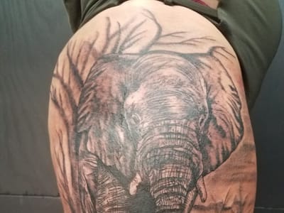 Crow In Ascension Tattoo