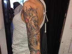 Decorated Temple Tattoo