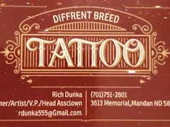 Diffrent Breed Tattoo