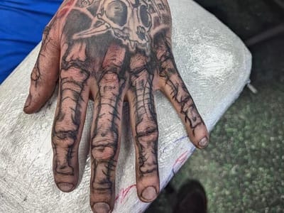 Dinky Dachshund Tattoo Parlor