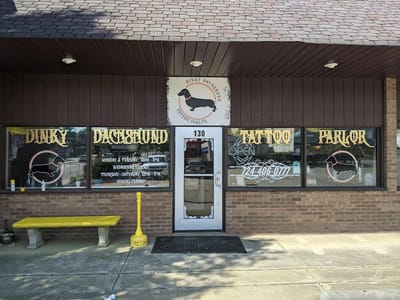 Dinky Dachshund Tattoo Parlor