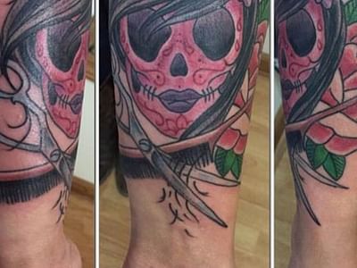 Dropped Anchor Tattoo