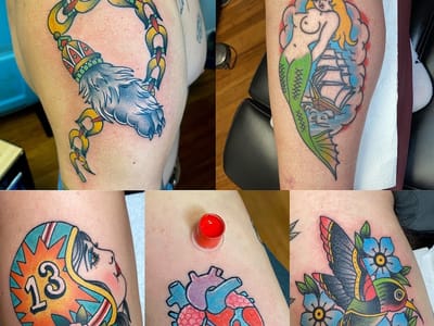 Electric Blue Tattoo