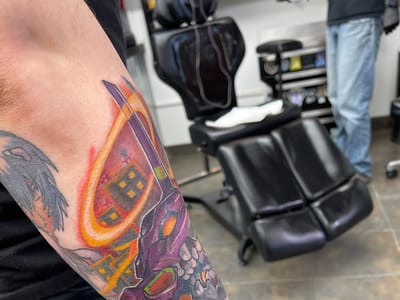 Electric Chair Tattoo