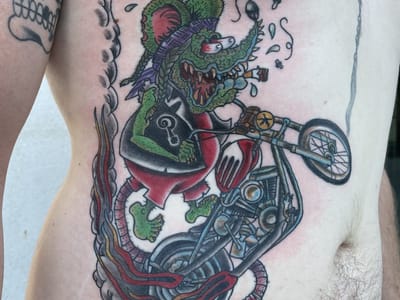 Electric Hand Tattoo