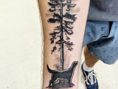 Electric Hare Tattoo