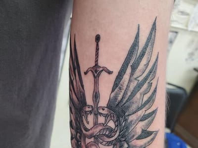 Electric Hare Tattoo