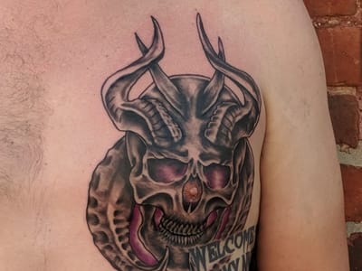 Electric Mermaid Tattoo