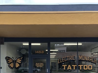 Electric Monarch Tattoo