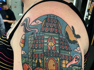 Electric Peach Tattoo