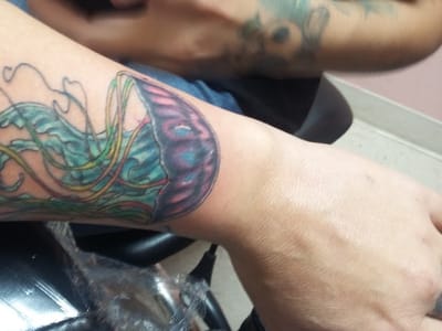 Electric Sunset Tattoo