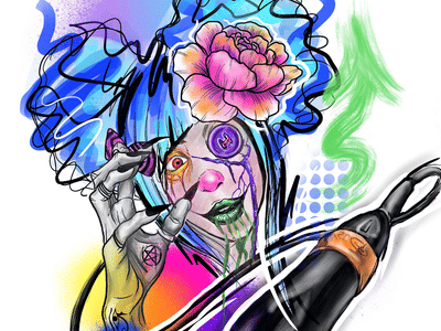 Ellie and Her Ink Machine