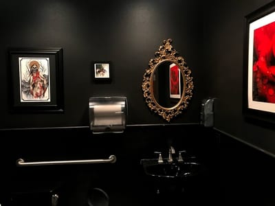 Faces in the Dark Tattoo