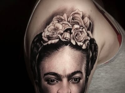 Faces in the Dark Tattoo