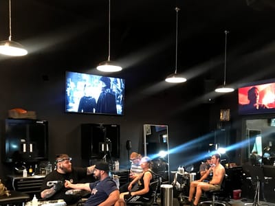 Faces in the Dark Tattoo