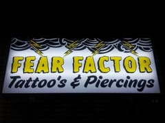 Fear Factor Tattoos and Piercings