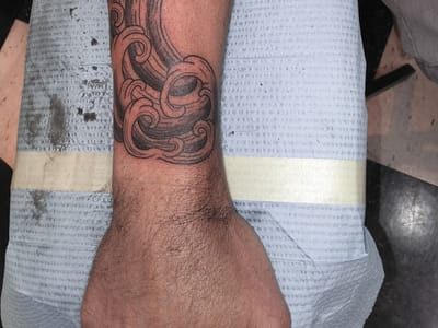 Flaming Dragon Tattoo