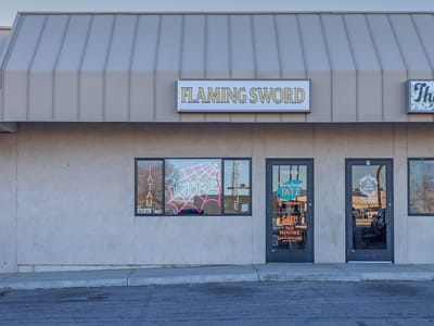 Flaming Sword Tattoo