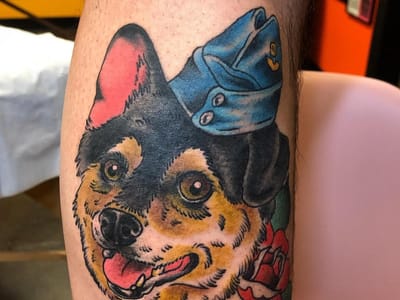 Flaming Sword Tattoo