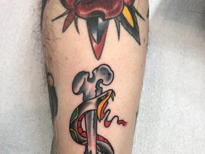 Flying Squid Tattoo
