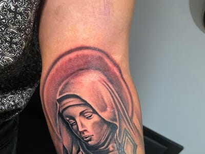 Golden Anchor Tattoo