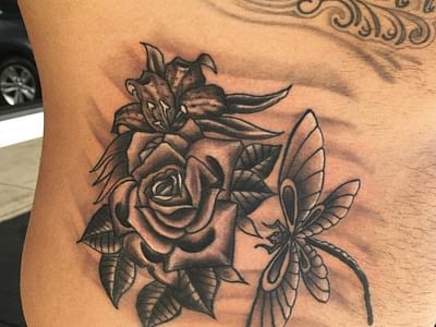 Golden Rose Tattoos
