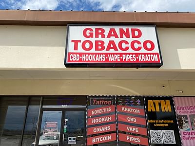 Grand Tobacco -Smoke shop, Head Shop, Vape, CBD, Kratom & Tattoo Supplies
