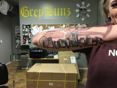 Grey Sunz Tattoo