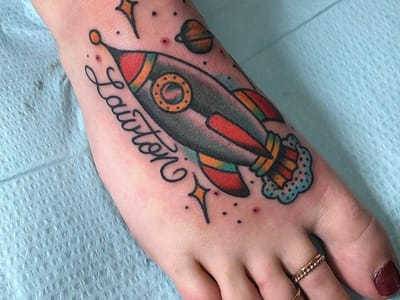 Hand Over Heart Tattoo