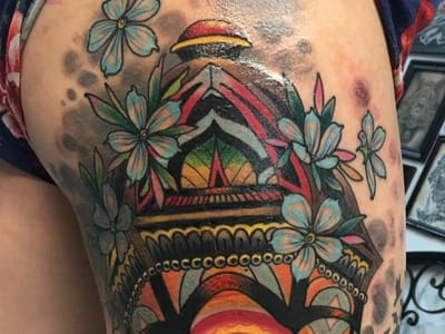 Heart Under Blade Tattoo