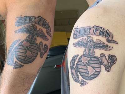 Hearts of Fire Tattoo