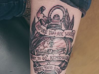 Hidden Rose Tattoo