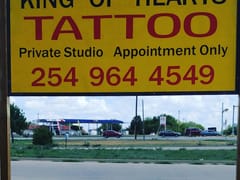 King of Hearts Tattoo (NO PIERCING)