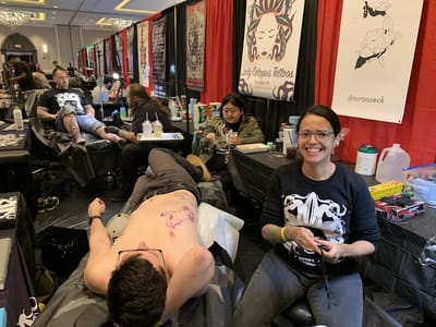 Lady Octopus Tattoos