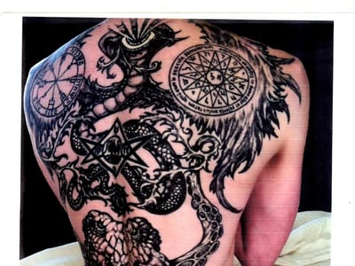 Liquid Dragon Tattoo