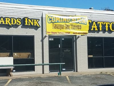 Lizards Ink Tattoo and piercing, Denton, tx