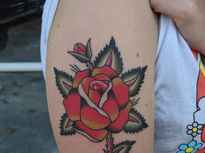 Lonesome Blue Electric Tattoo