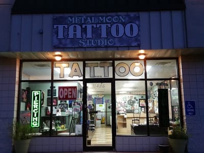 Metal Moon Tattoo