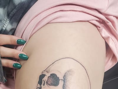 Old Black Lantern Tattoo