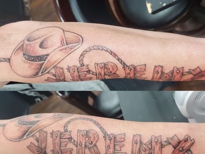 Old Black Lantern Tattoo