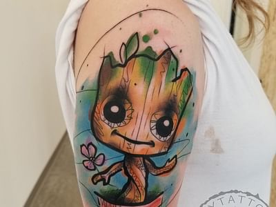 Outside The Lines Tattoo