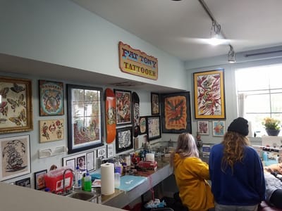 peregrine mountain tattoo