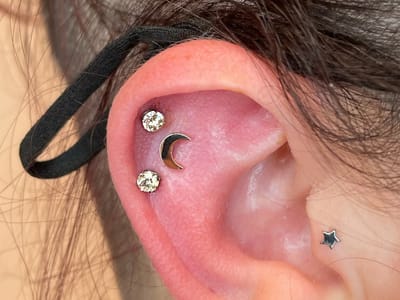 Piercings by Paige Amber at Big Guns Tattoo