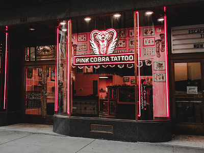 Pink Cobra Tattoo