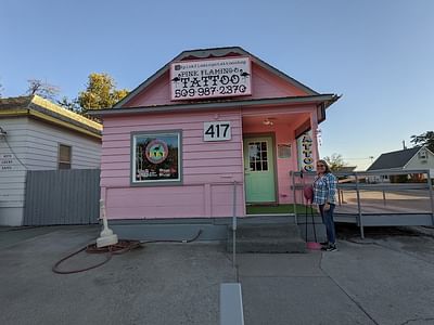 Pink Flamingo Tattoo Shop