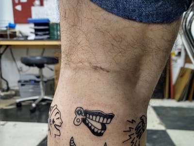 Purple Panther Tattoo