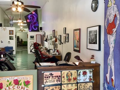 Purple Panther Tattoo